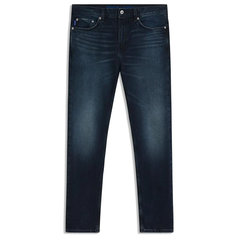 Hugo Men's Ash Jeans Trousers, Dark Blue, 36 W/34 L
