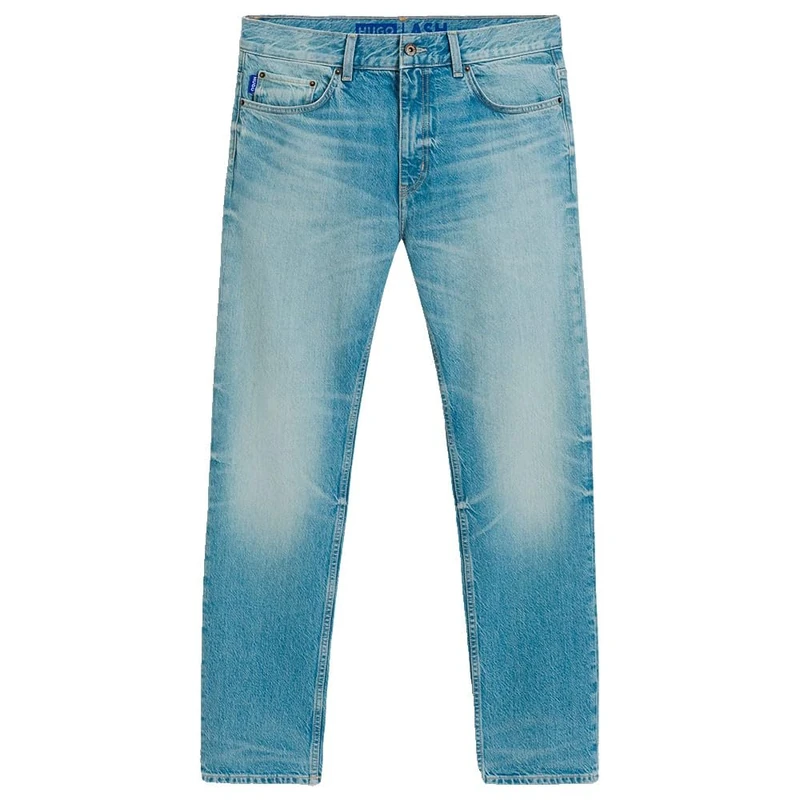 Hugo Men's Ash Jeans Trousers, Bright Blue, 33 W/32 L