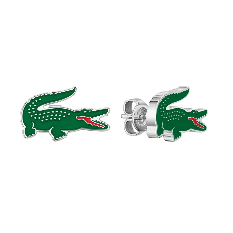 Lacoste Men's ARTHOR Collection Stud Earrings in Stainless Steel - 2040230