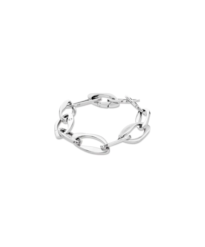 Calvin Klein Women's HARMONIOUS CONNECTION Collection Chain Bracelet in Stainless Steel Embellished with Crystals - 35000687