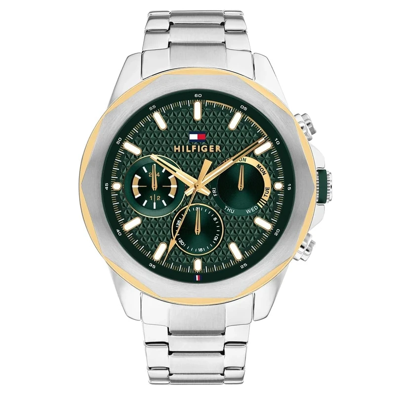 Tommy Hilfiger Analogue Multifunction Quartz Watch for Men with Silver Stainless Steel Bracelet - 1710651