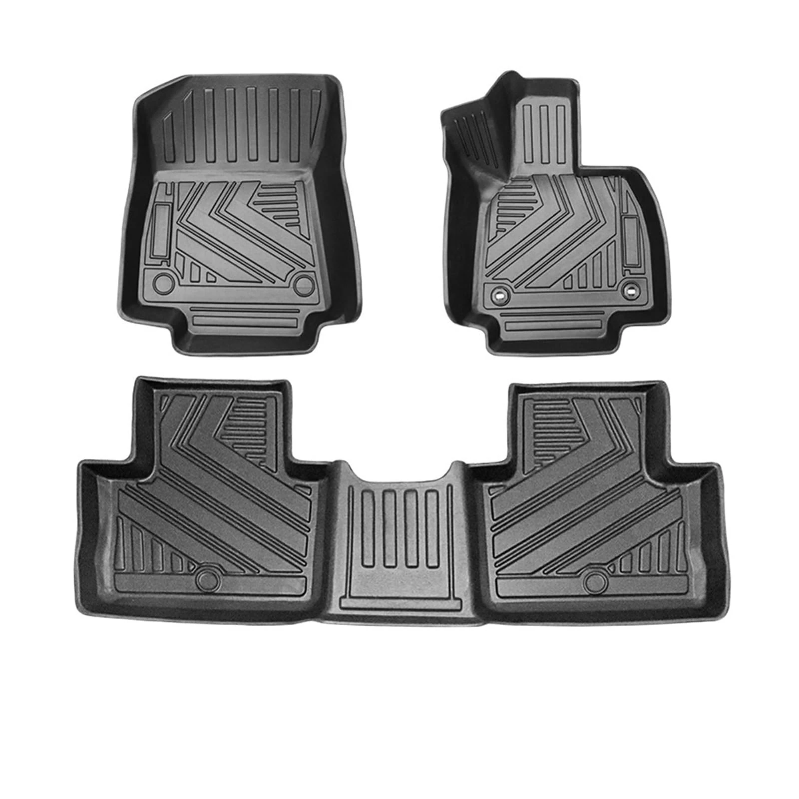 Auto Car Floor Mats All-Weather Foot Mats Pad Tray Mat Interior Accessory Compatible With RAV4 2014-2023 LHD RHD(For RAV4 14-18 RHD)