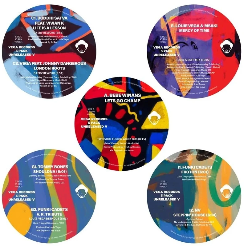 Vega Records 5 Pack: Unreleased V (Various Artists) [Vinyl LP] [VINYL]