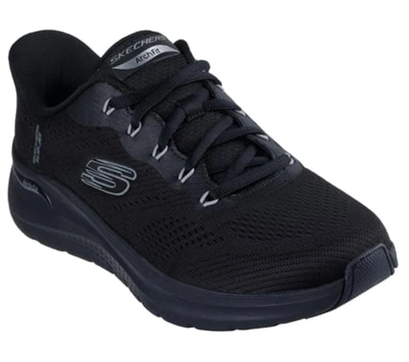 Skechers Men's Arch Fit 2.0 Lestur Trainer, Black, 6.5 UK