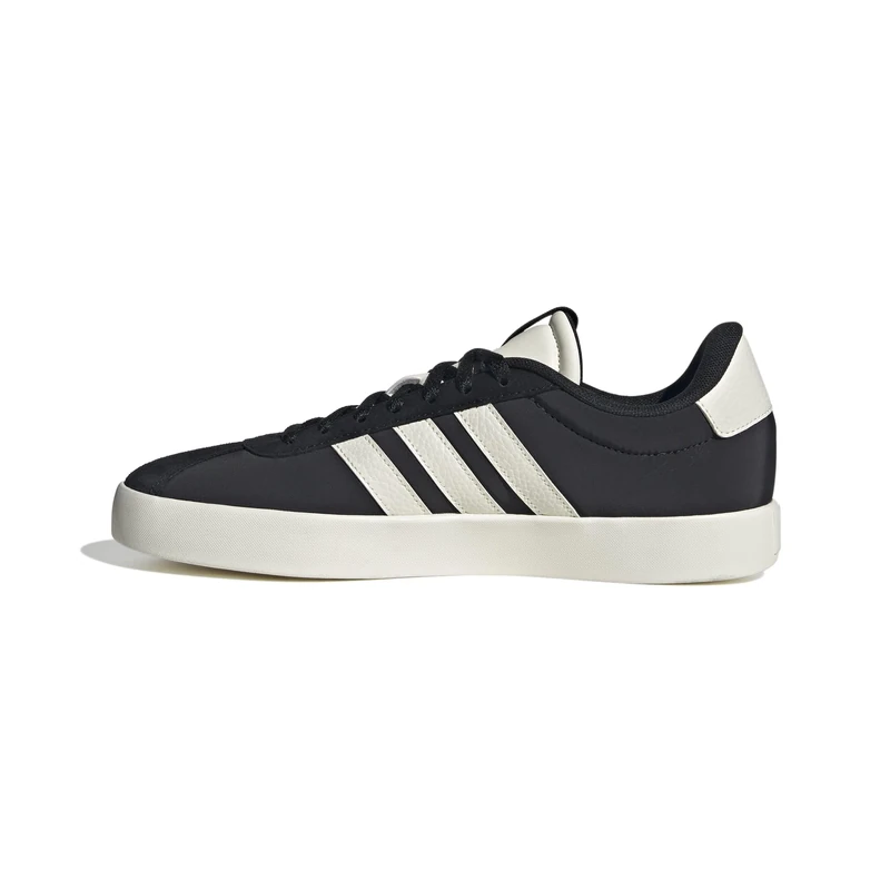 adidas Men's VL Court 3.0 Shoes, core Black/Off White/Silver met., 7.5 UK