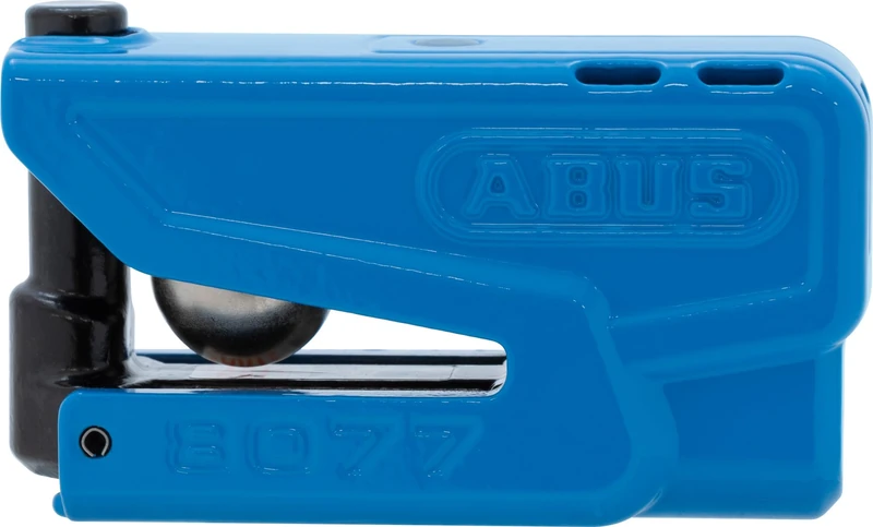 ABUS Brake Disc Lock Granit Detecto XPlus 8077 2.0 - Motorcycle Lock with Alarm and Intelligent Pre-Alarm - Made of Hardened Steel - for the Protection Motorcycles - Blue
