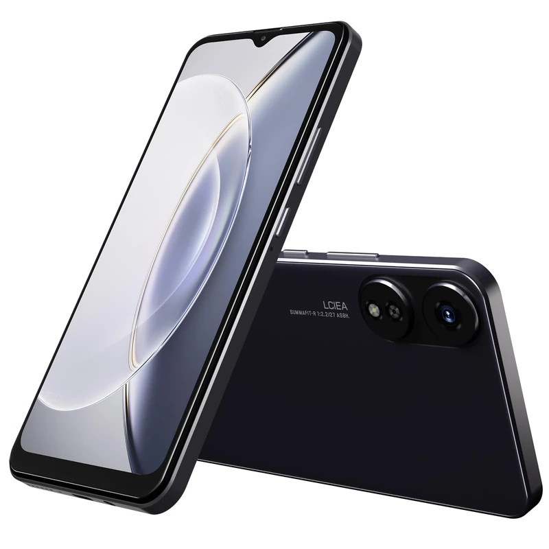 HeyxFome Mobile Phones, H1 Android 10 Phone, 2GB +16GB/256GB Octa Core Cheap Android Phone, 6.56Inch, 2GB RAM Dual SIM Unlocked, 16MP Main Camera, 4G, FaceID/GPS, Deep Black