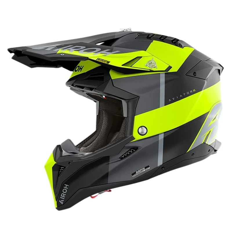 AIROH AVIATOR 3 MONARCH YELLOW MATT M