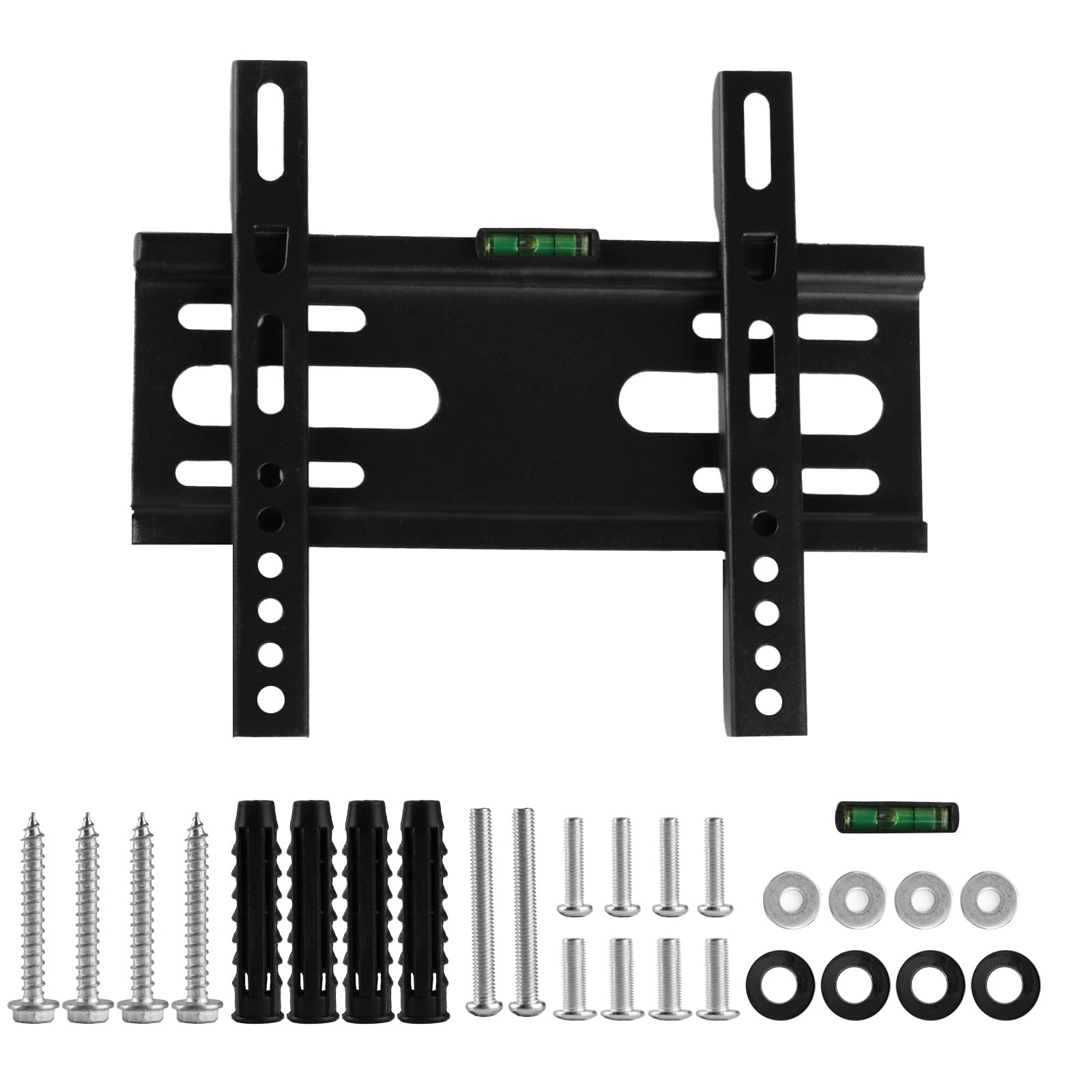 1 SetTV Wall Bracket for 17-42 Inch TVs, TV Wall Mounts for 14-42" LED/LCD/OLED Flat & Curved TVs, Adjustable Universal TV Brackets, Wall Bracket for 32 40 42 Inch, Max Vesa: 200x200mm