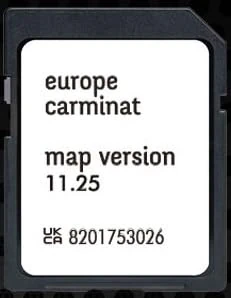 Europe 2024 GPS Navigation SD Card - Version 11.25 - Compatible with Renault Tomtom Carminat