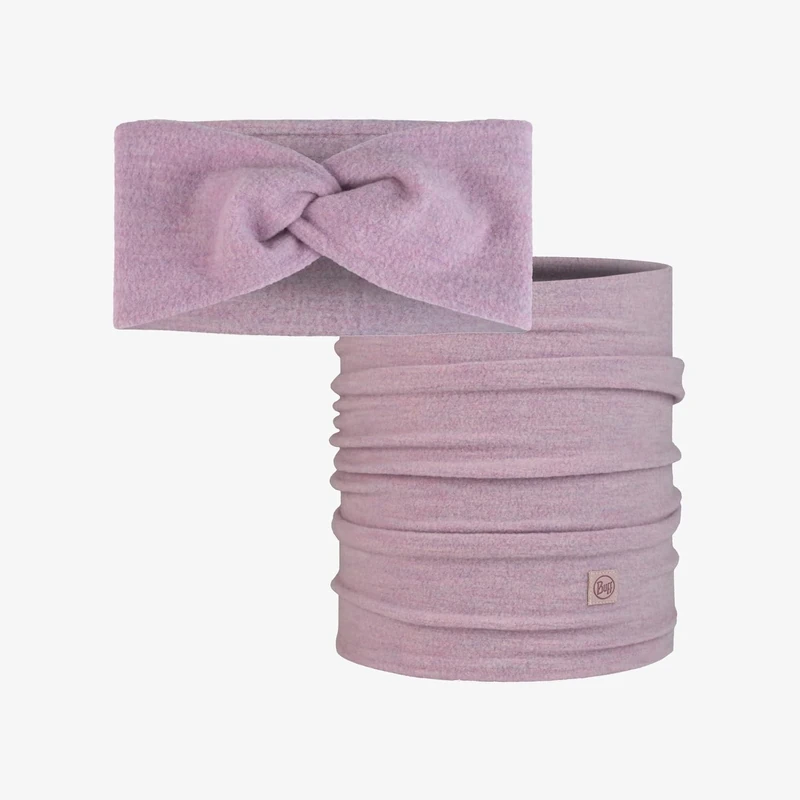 BUFF® Bundle of Neckwear Merino Fleece Pink & Headband Merino Fleece Pink One size Adult