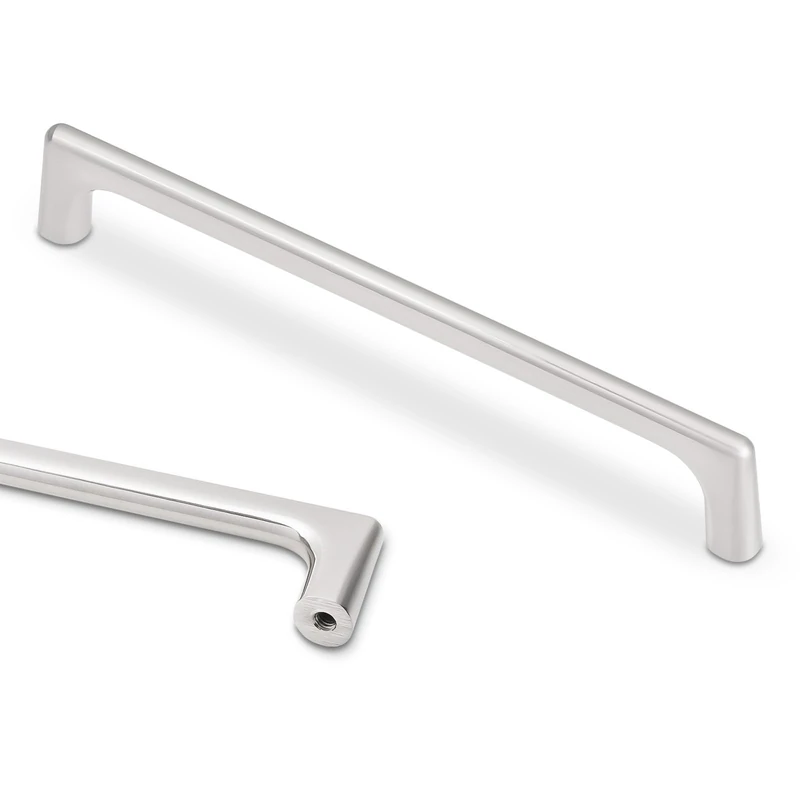 BUKOBYHE 10 Pack 6-1/4 Inch(160mm) Cabinet Pulls Brushed Satin Nickel Kitchen Cabinet Pulls Drawer Pulls Solid Cabinet Hardware