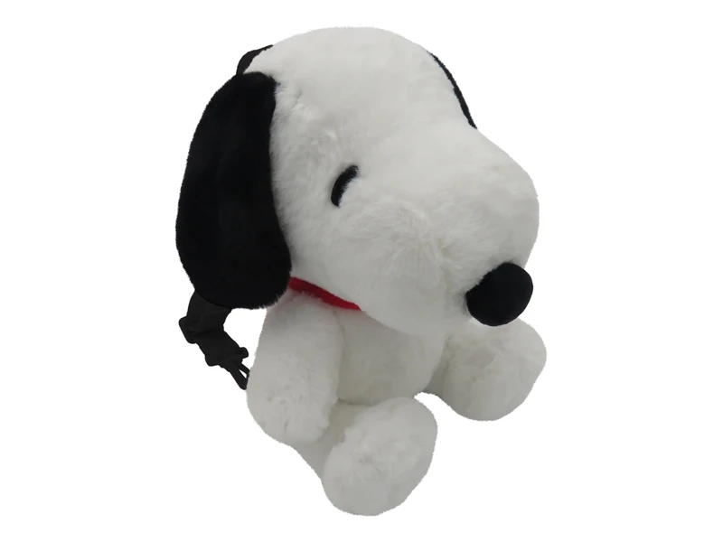 CYPBRANDS Unisex Kid's Snoopy Mochila Peluche Backpack, White, One Size