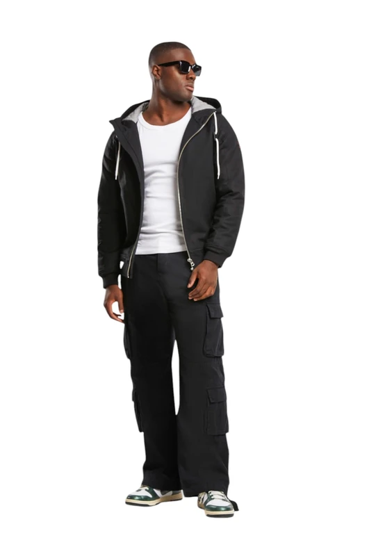 Brandit Textil GmbH Men's Heat Jacket, Colour: Black, M