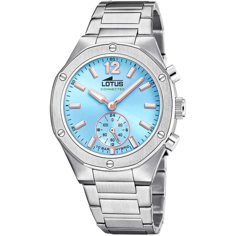 Lotus Ladies Steel Hybrid Smartwatch with Steel Bracelet 18971/3