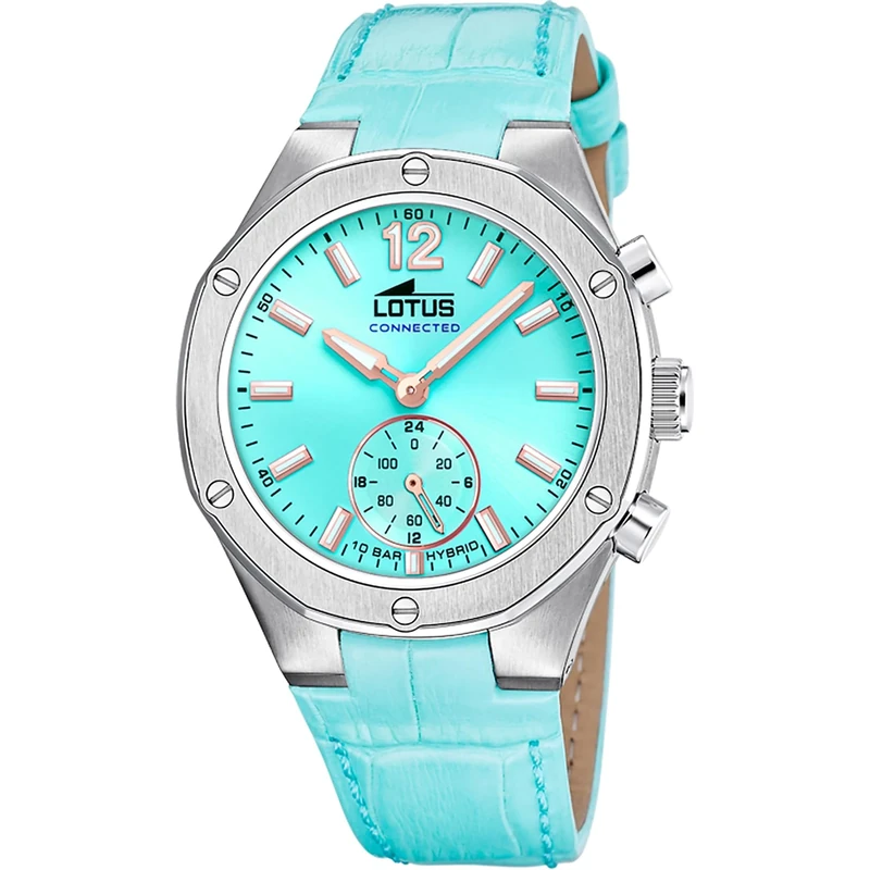 Lotus Ladies Steel Hybrid Smartwatch with Leather Strap 18972/4