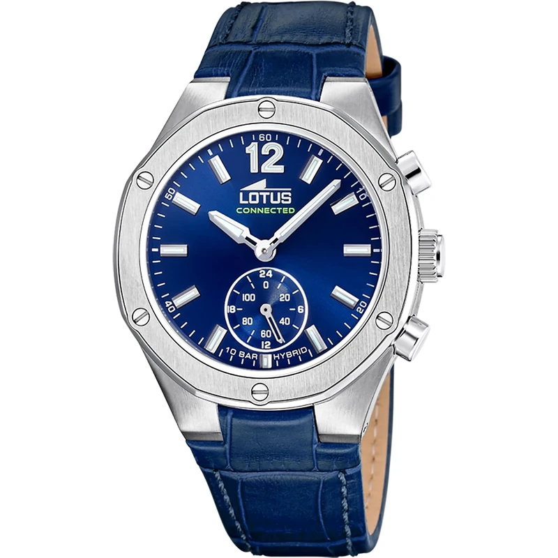 Lotus Ladies Steel Hybrid Smartwatch with Leather Strap 18972/5