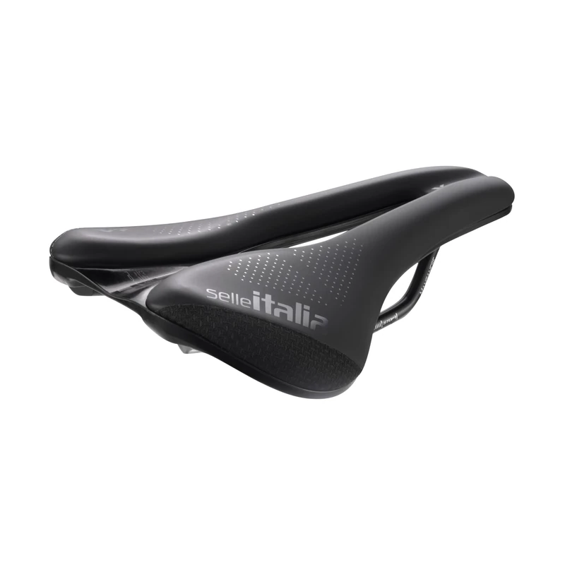Selle Italia NOVUS Boost EVO X-Cross TM Superflow – MTB and Gravel Bike Saddle, Anatomical Hole, SuperFabric Inserts, Extra Padding – Size L3, Black