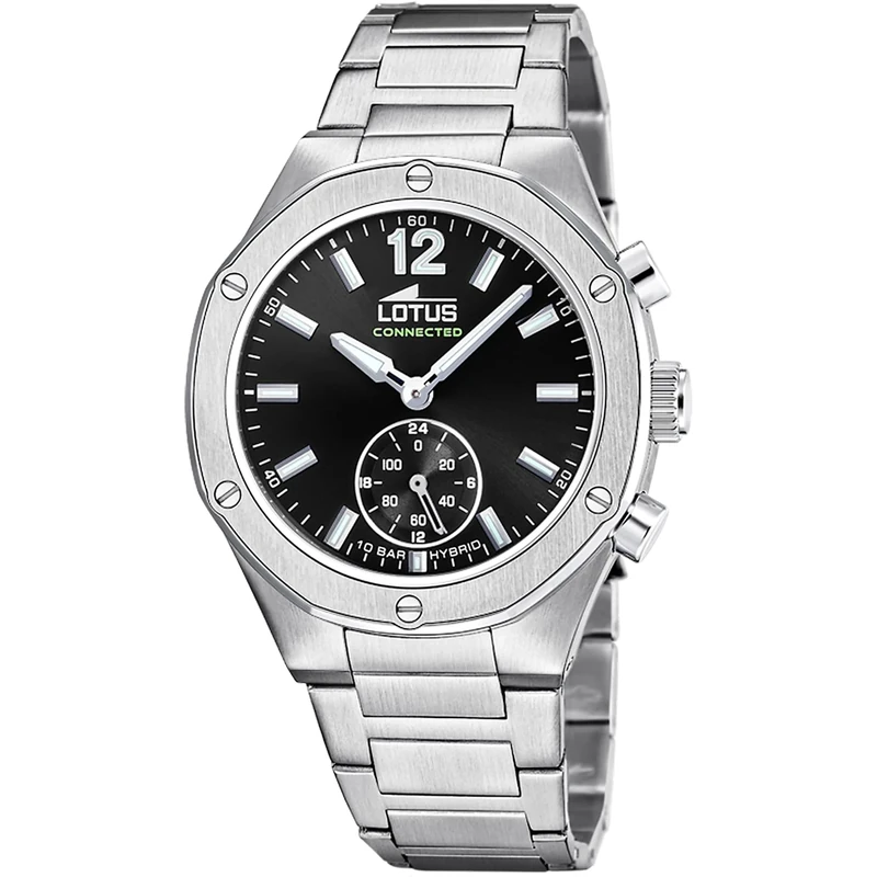 Lotus Ladies Steel Hybrid Smartwatch with Steel Bracelet 18971/6