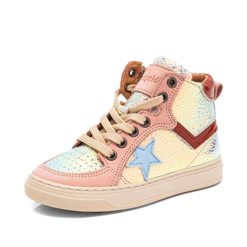 Bisgaard Unisex Children's Isak Trainers, Terracotta, 10.5 UK Child - Image 1
