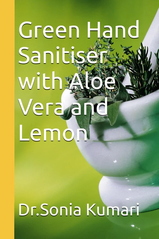Green Hand Sanitiser with Aloe Vera and Lemon - Image 1