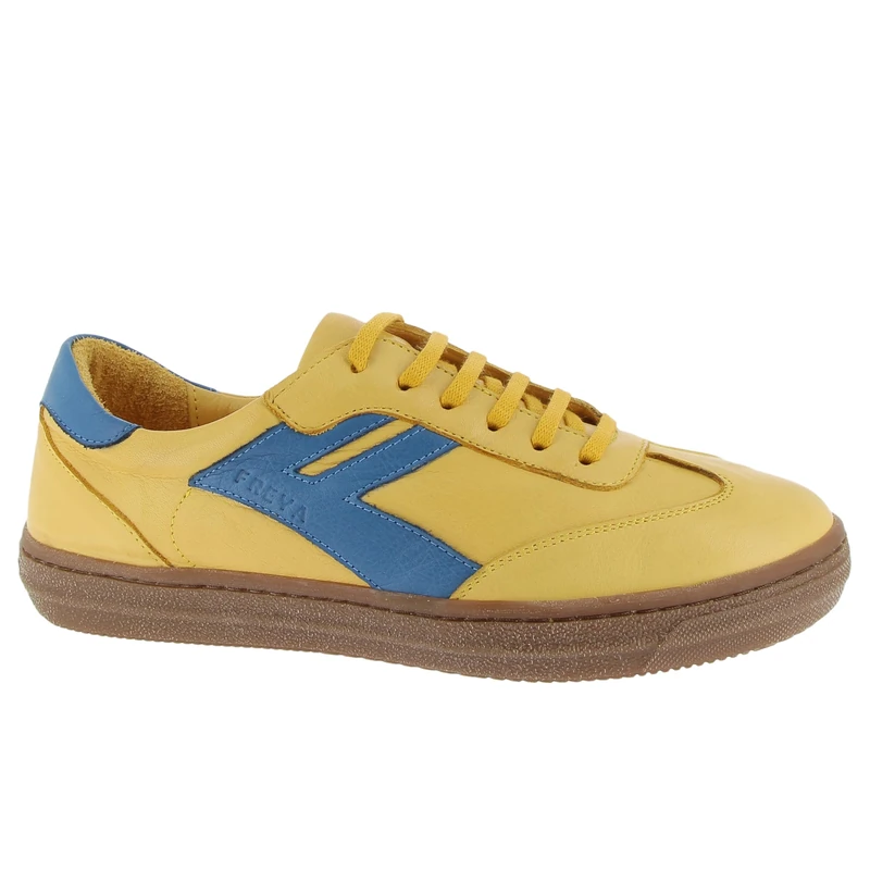 Andrea Conti Freya Women's Low Top Trainers, Lemon Jeans, 9 UK