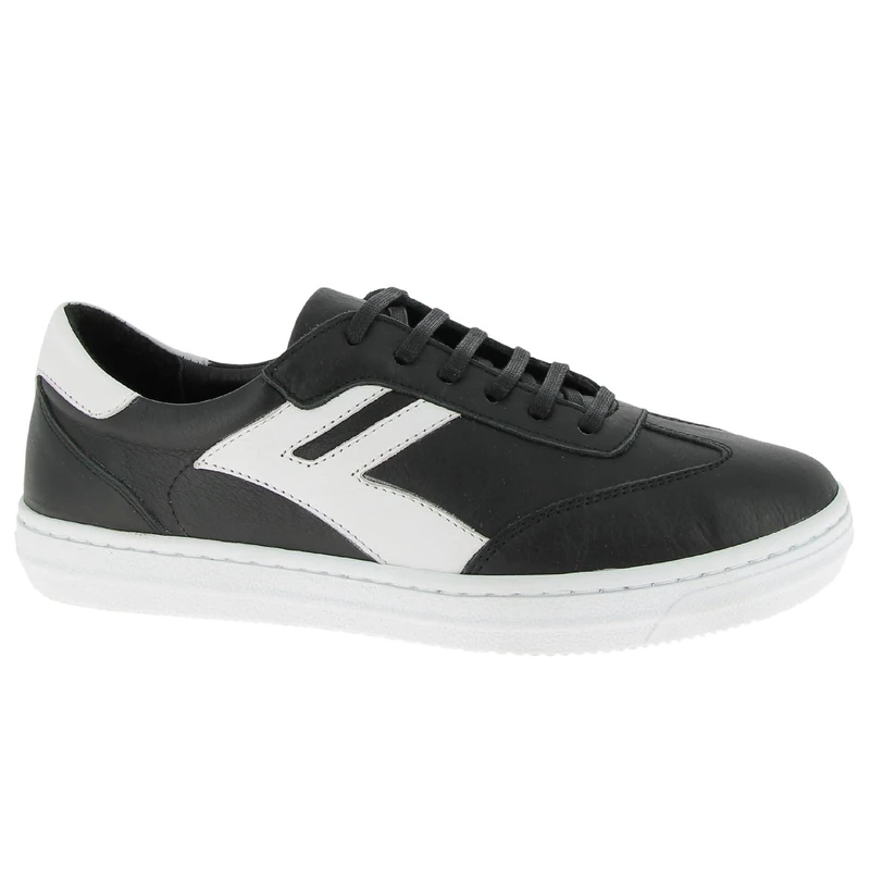 Andrea Conti Women's Damen Low Top Sneaker Freya, Black/White, 6.5 UK