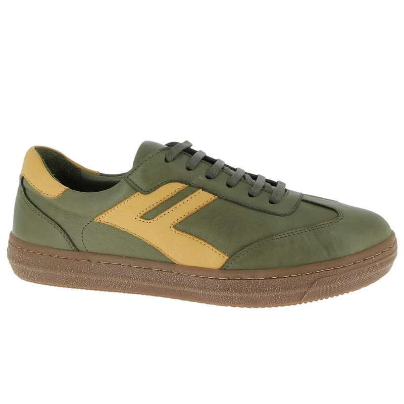 Andrea Conti Women's Damen Low Top Sneaker Freya, Olive Curry Dark Gum, 6 UK