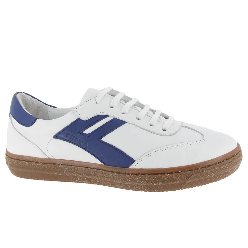 Andrea Conti Freya Women's Low Top Trainers, White Astral Blue, 5 UK