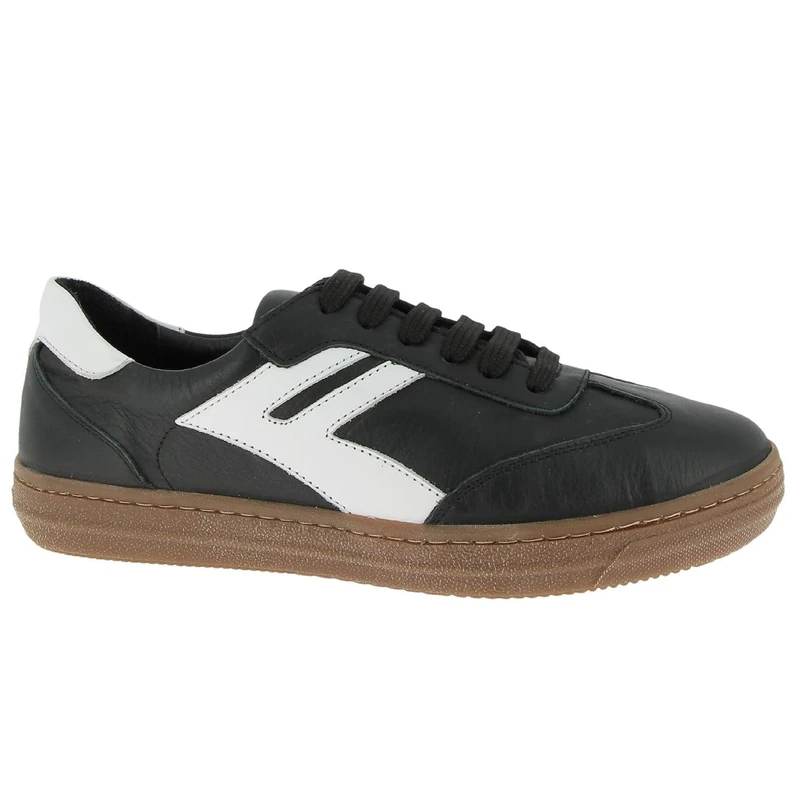 Andrea Conti Women's Damen Low Top Sneaker Freya, Black White Dark Gum, 5 UK