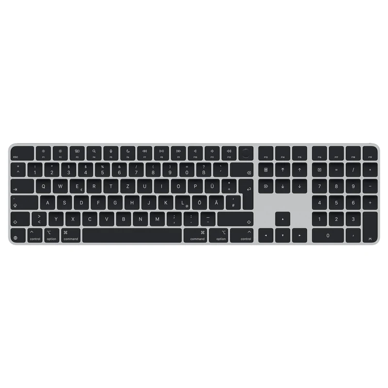 Apple Magic Keyboard with Touch ID and Numeric Keypad for Mac models with Apple silicon - German - Black Keys