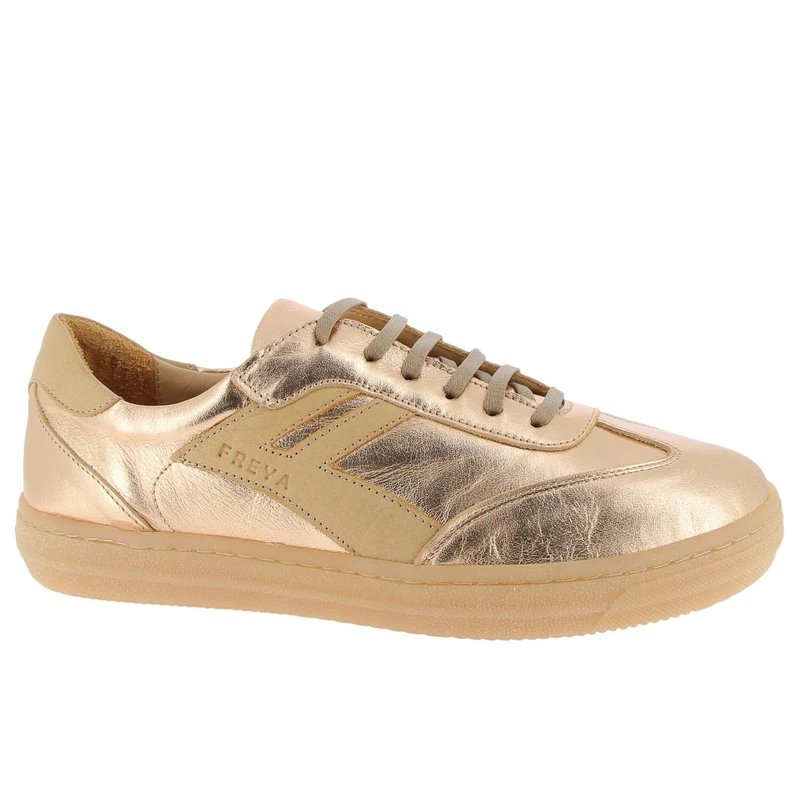 Andrea Conti Freya Women's Low Top Trainers, Rose Gold Camel, 9 UK
