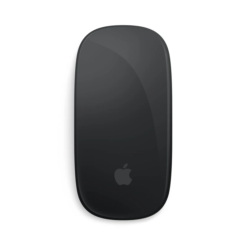 Apple Magic Mouse: Bluetooth, rechargeable. Works with Mac or iPad; Black, Multi-Touch surface (USB-C)