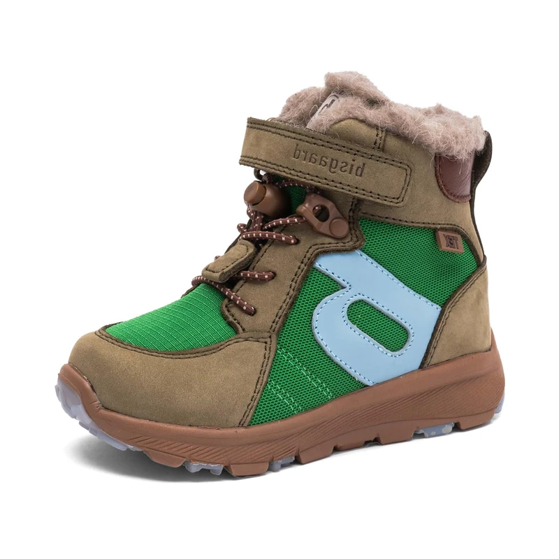 Bisgaard Unisex Kid's Marlon Tex Fashion Boot, Vibrant Green, 12.5 UK Child
