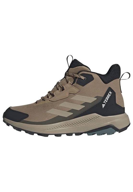 adidas Men's Terrex Anylander Mid Hiking Shoes, Cardboard/Blanch Cargo/Shadow Olive, 12 UK