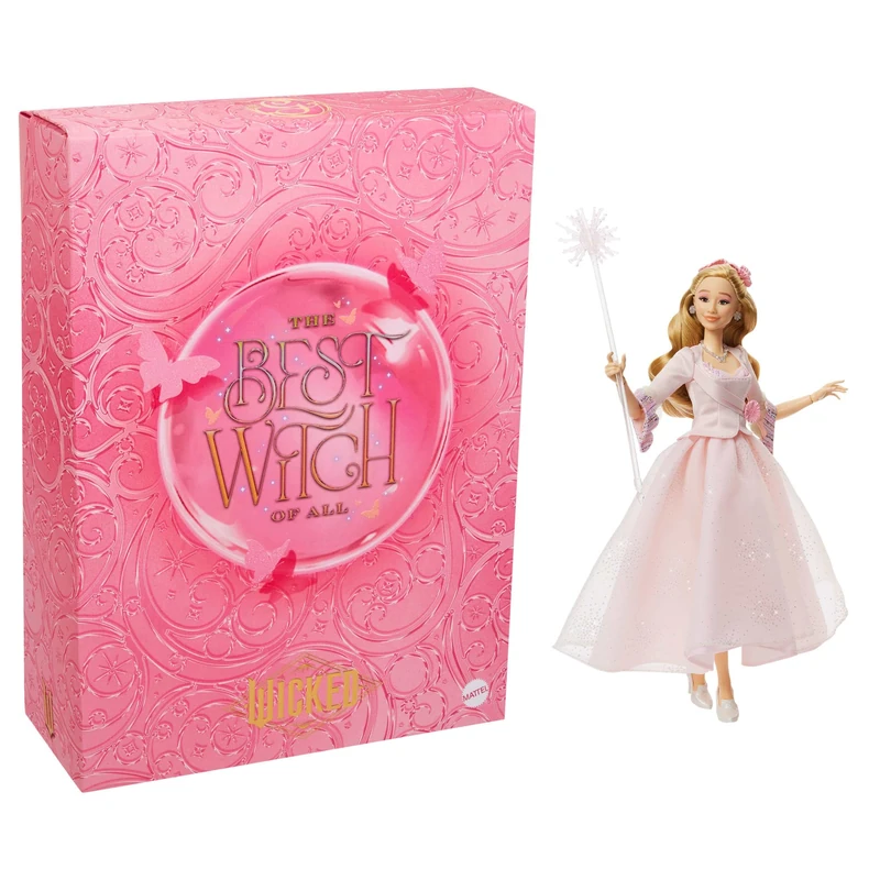 Mattel Universal Pictures’ Wicked: For Good Collectible Glinda Fashion Doll with Removable Outfit, inspired by the Movie, JFM11