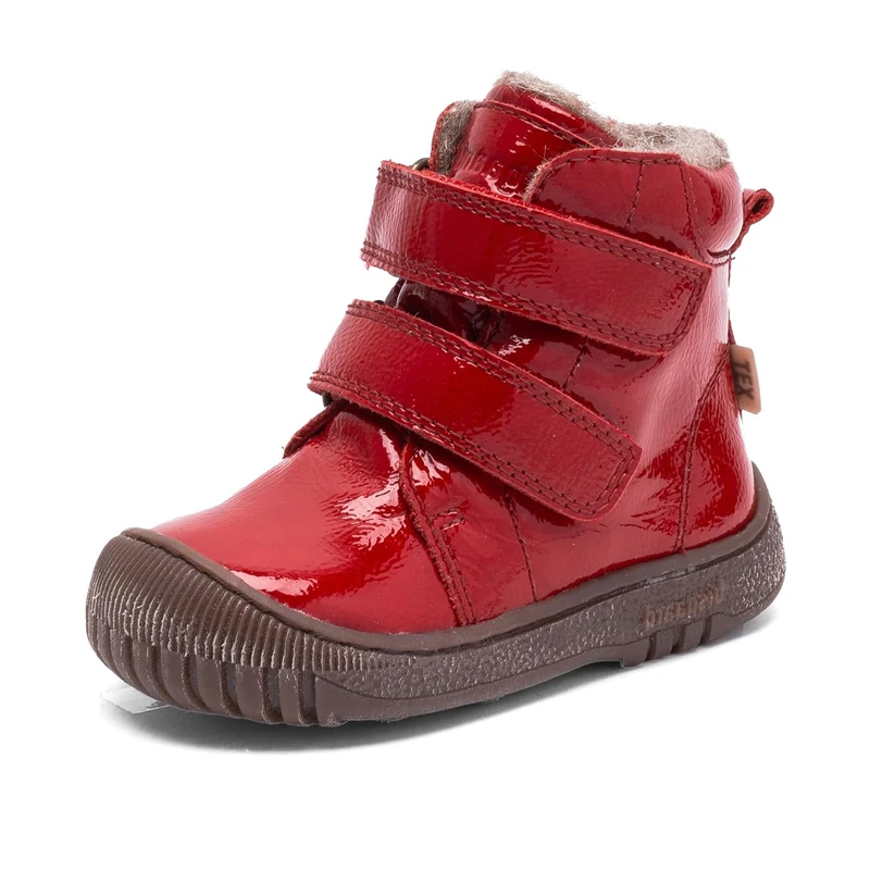 Bisgaard Unisex Children's Evon Tex Fashion Boot, Red patent, 10.5 UK Child