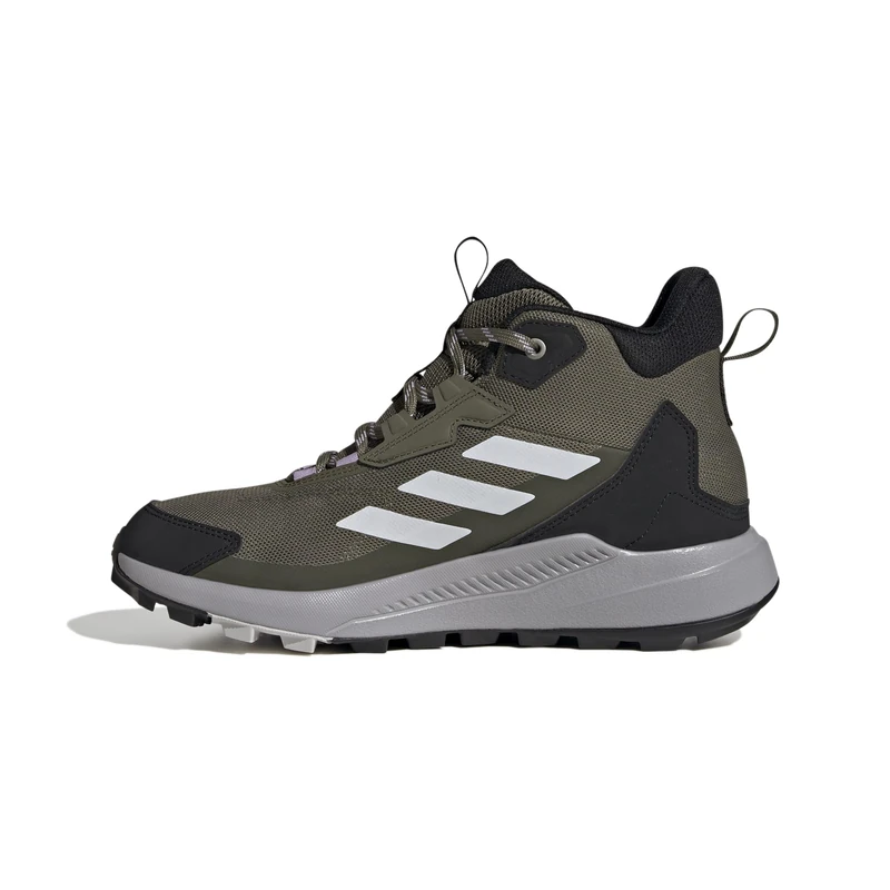 adidas Women's Terrex Anylander Mid Hiking Shoes, Olive strata/Dash Grey/Night Cargo, 6.5 UK