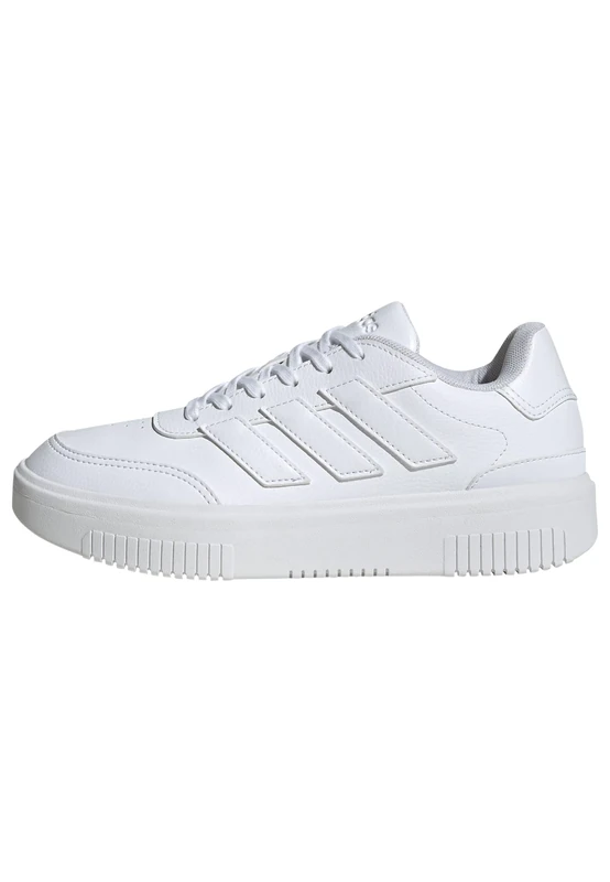 adidas Women's COURTBLOCK Shoes - FTWR White - Size 8 UK