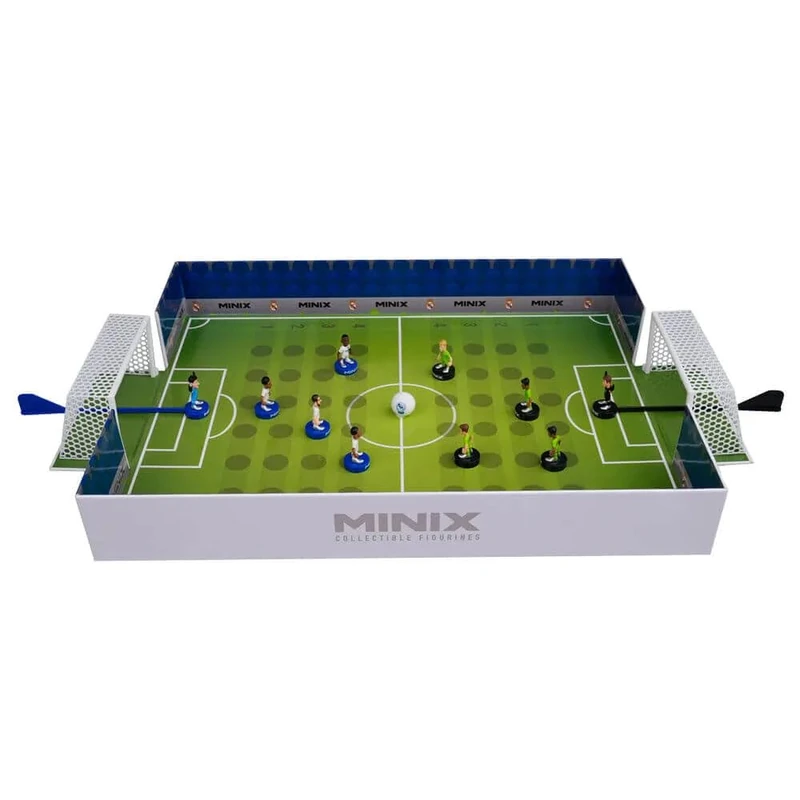 BANDAI Minix Real Madrid Football Game 5 Player Recreates Best Moments Gift Idea for Kids & Adults Football Fans (MN17386)
