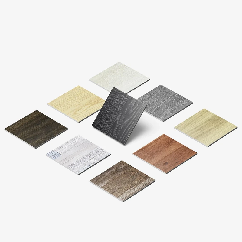 ATOPOSE Peel & Stick Vinyl Flooring Sample - 4x6 Nero Plank