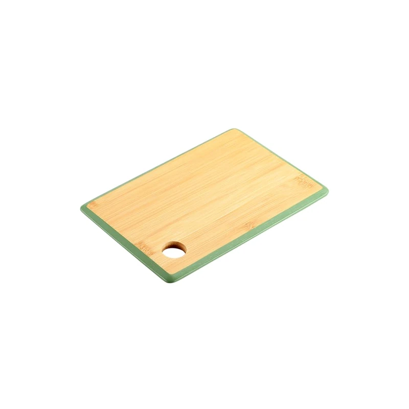 KESPER Bamboo Chopping Board, Dimensions: 23 x 15 x 1 cm, Colour: Brown, Green, 58261