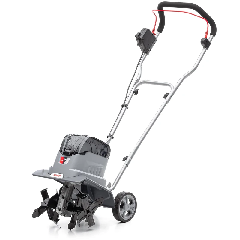 IKRA 36V IB-TC 36 Cordless Tiller with Two Working Widths 19-30 cm, Delivered without Battery and Charger, Compatible with Bosch