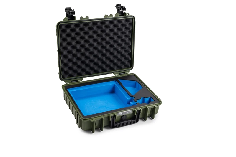 B&W International Starlink Mini Transport Case, Starlink Mini, Type 5040 - Inner Dimensions 43 x 30 x 12 cm, Bronze Green