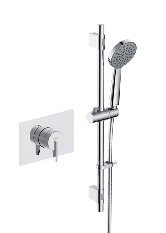 Sonique3 Thermostatic Concealed Shower Valve with Riser Kit Chrome