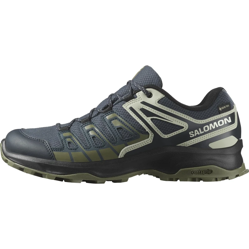 Salomon Men's Extregra GORE-TEX, Versatile Hiking Shoes for Comfort, Perfect For Hiking Boots & For Outdoors Adventures , Blue Night, 6.5