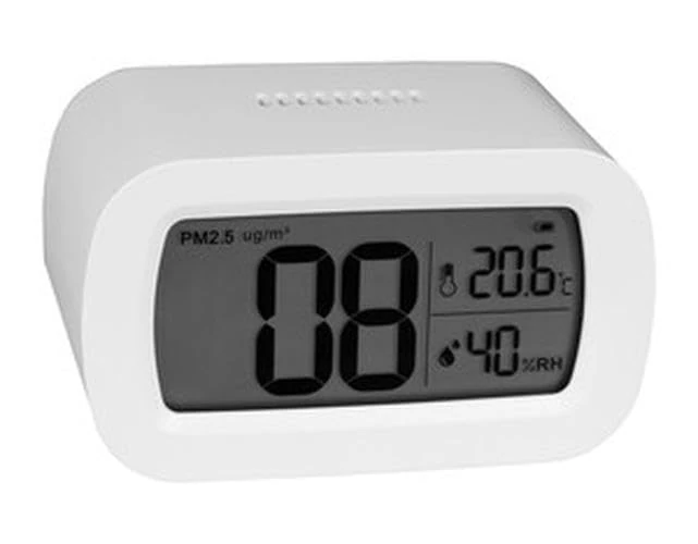Indoor air Quality Monitor That Measures CO2, ensuring a Healthy Environment. Ideal for Offices and Homes, Improves Your Well-Being and Comfort in Enclosed Spaces.