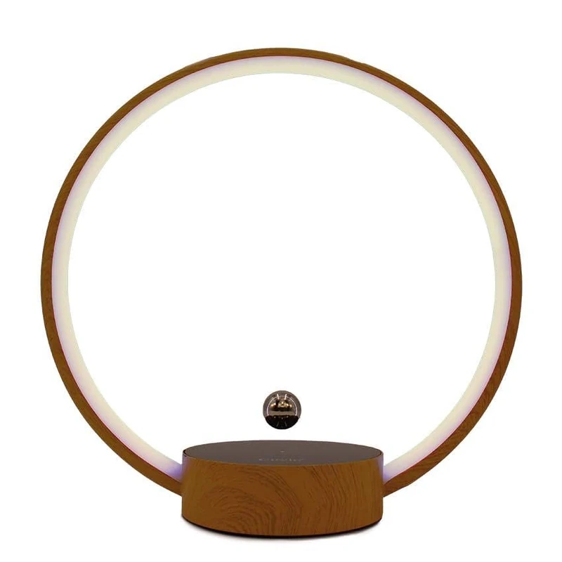 Zen Circular LAMP - Magnetic levitation lamp That Produces a Soothing Effect with its Soft Light, Perfect as a Gift and for Decorating Elegant Spaces.