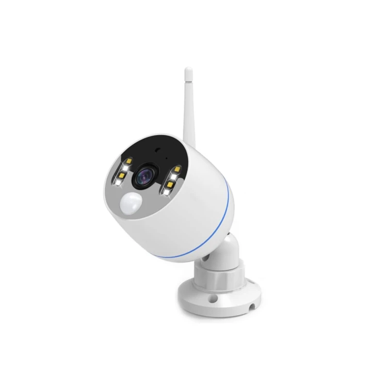 Zarivy 1080p 2MP Outdoor Camera with Color Night Vision, Ideal for Outdoor Surveillance and Security.