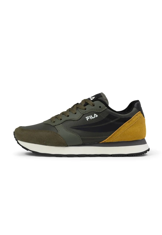 FILA Men's Hypert Trainers, Olive Night Chipmunk, 7 UK